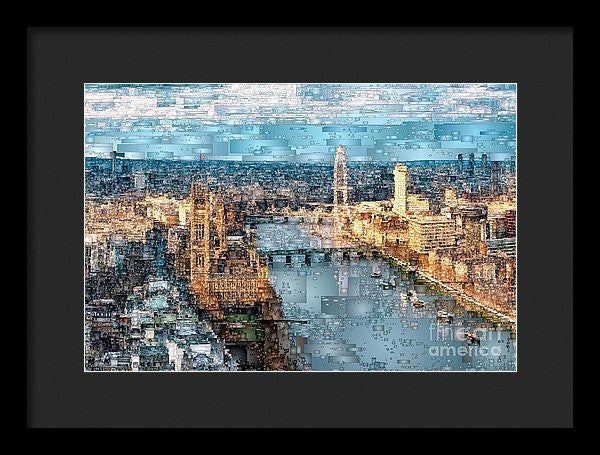 Framed Print - River Thames In London, England