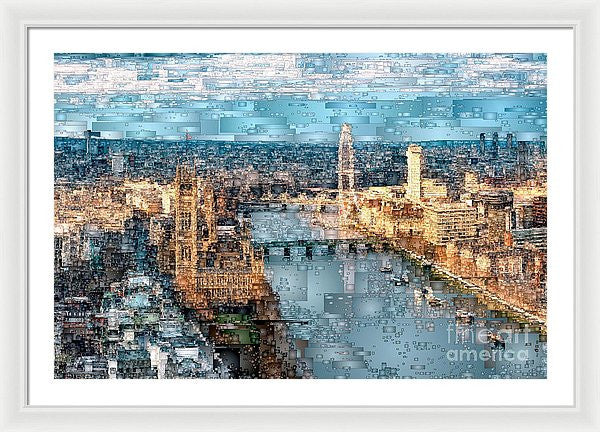 Framed Print - River Thames In London, England