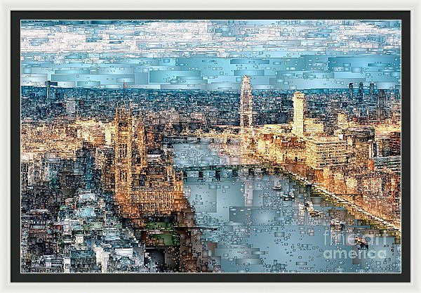 Framed Print - River Thames In London, England