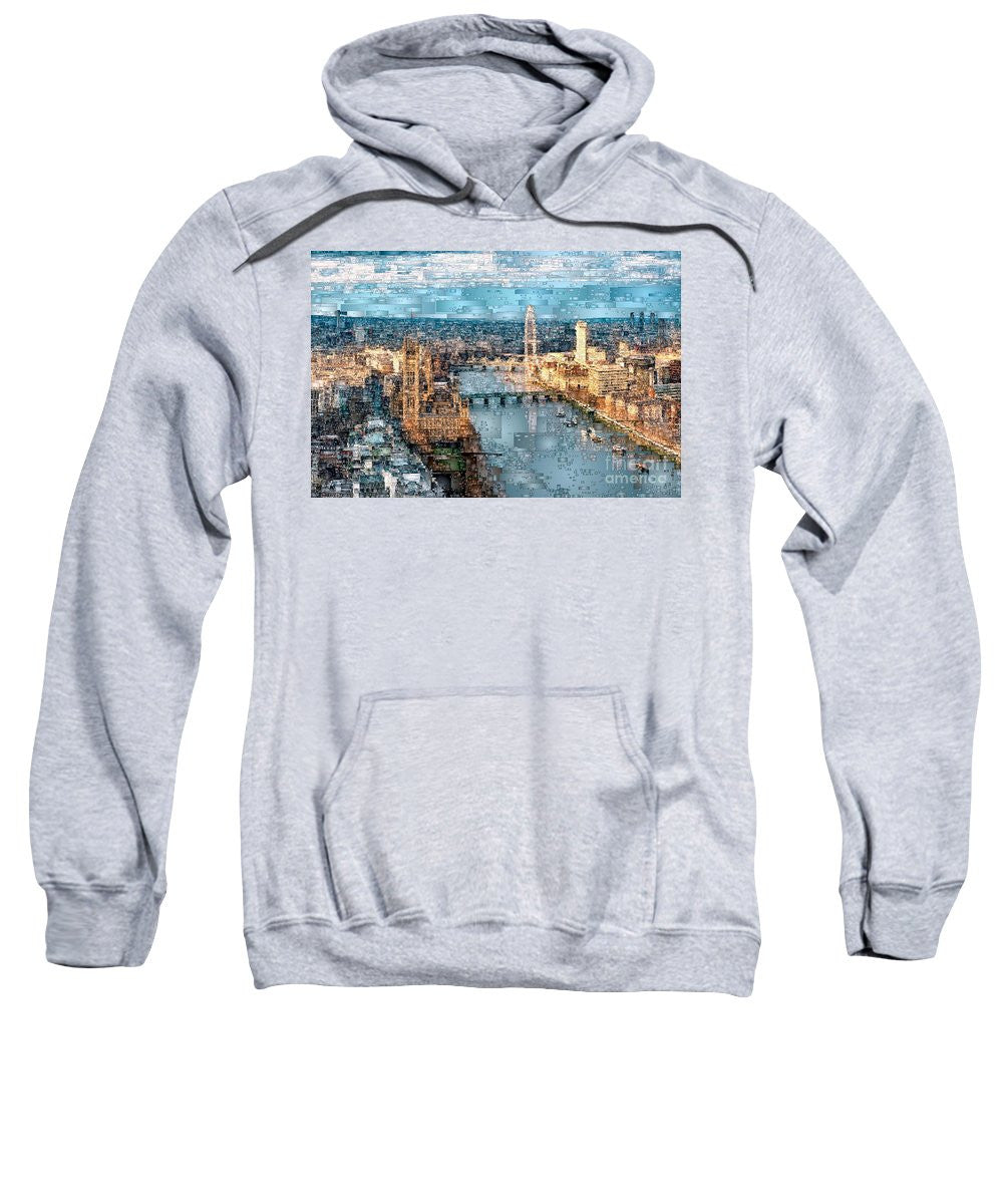 Sweatshirt - River Thames In London, England