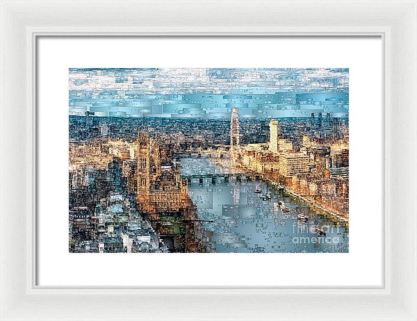 Framed Print - River Thames In London, England