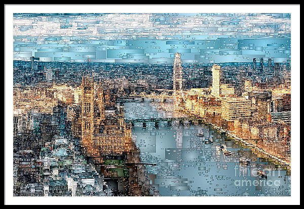 Framed Print - River Thames In London, England