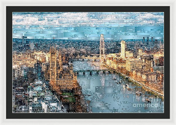 Framed Print - River Thames In London, England