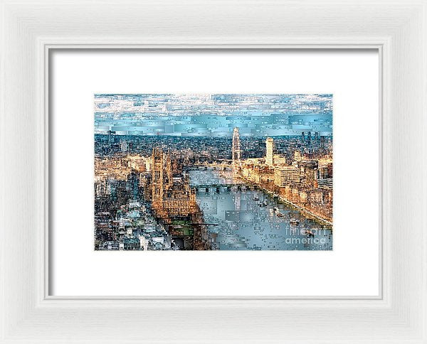 Framed Print - River Thames In London, England