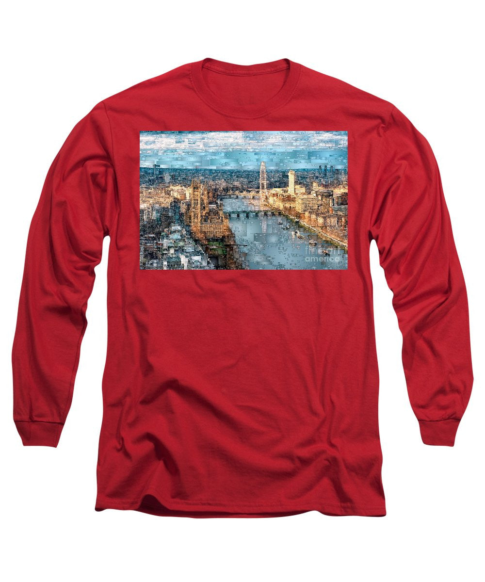 Long Sleeve T-Shirt - River Thames In London, England