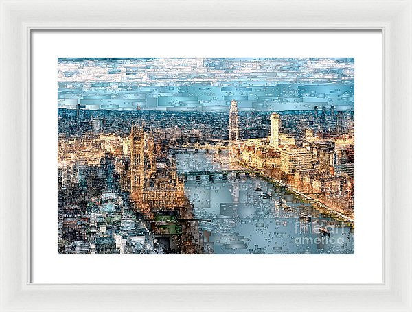 Framed Print - River Thames In London, England