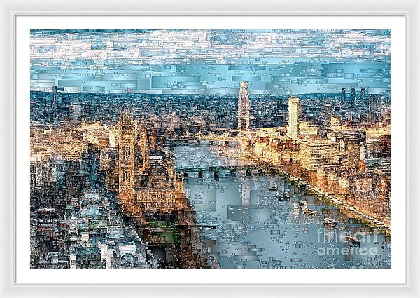 Framed Print - River Thames In London, England