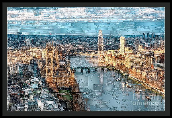 Framed Print - River Thames In London, England