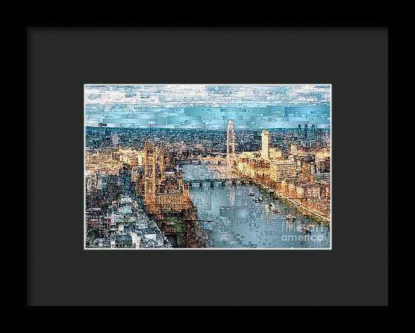 Framed Print - River Thames In London, England