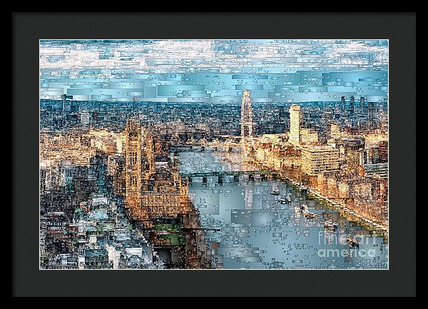 Framed Print - River Thames In London, England