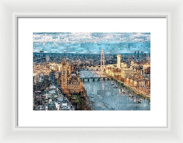 Framed Print - River Thames In London, England