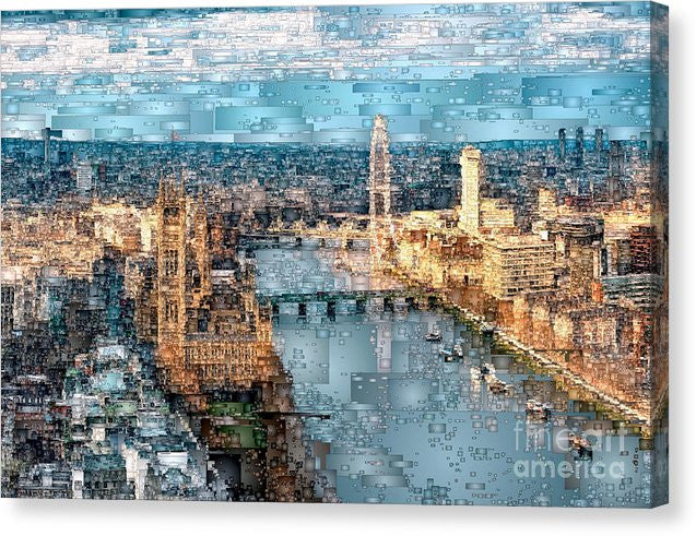 Canvas Print - River Thames In London, England