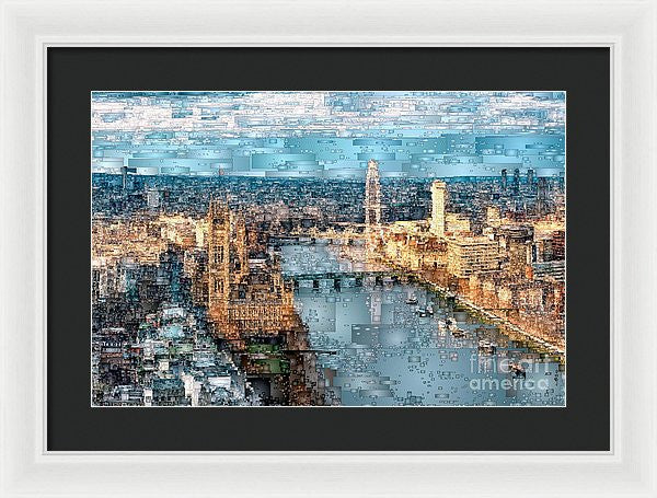 Framed Print - River Thames In London, England