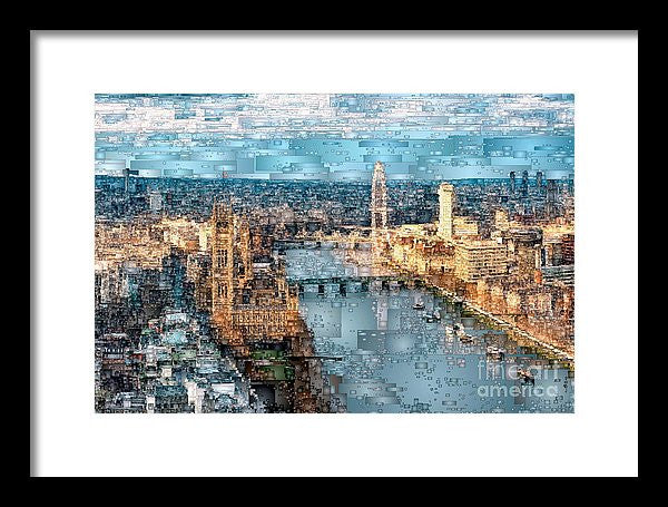 Framed Print - River Thames In London, England