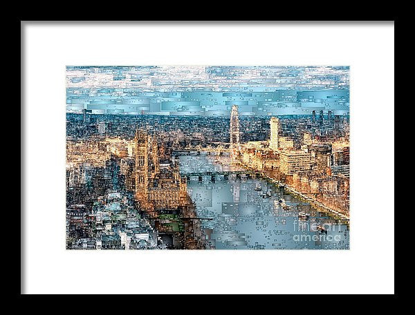 Framed Print - River Thames In London, England