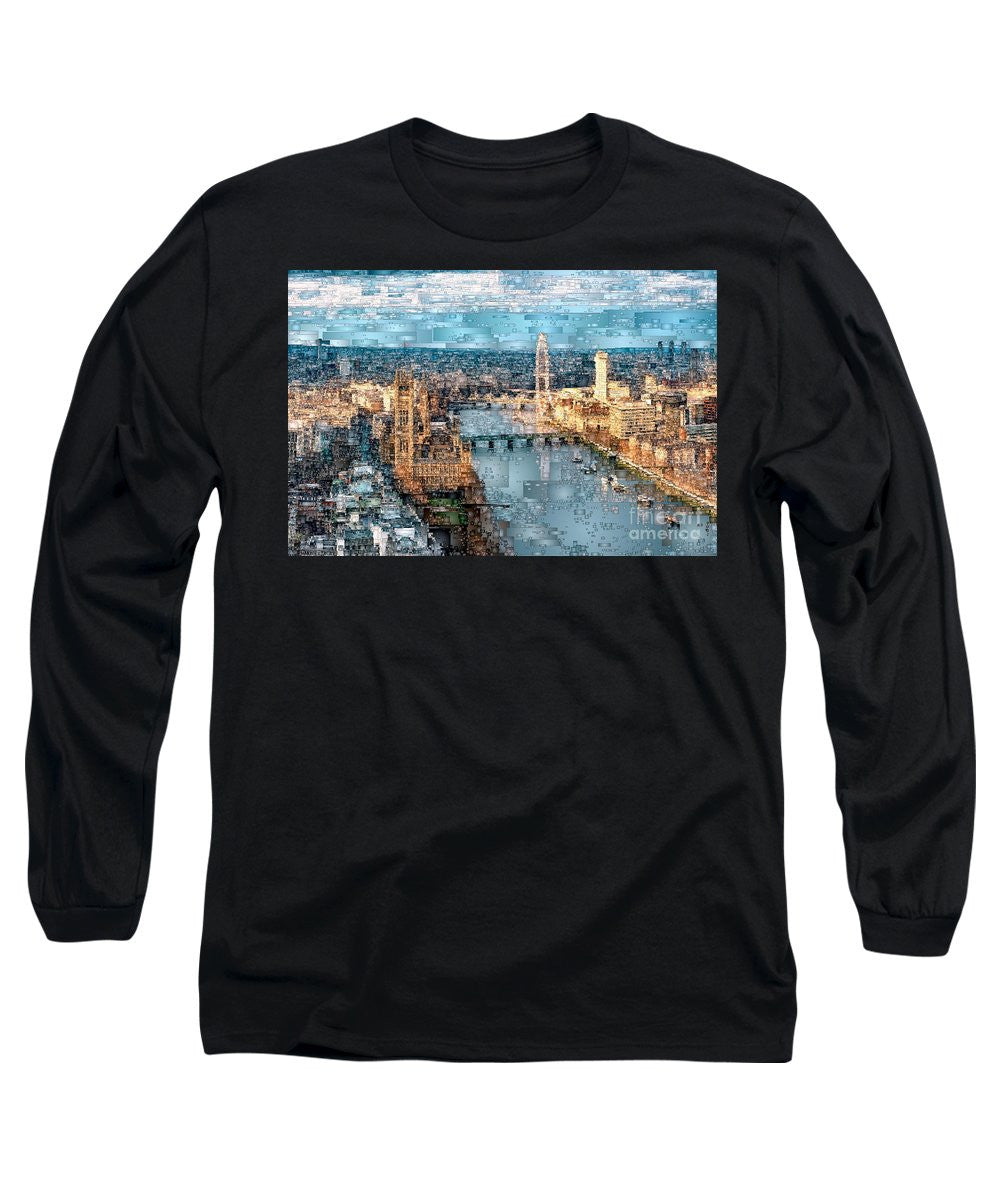 Long Sleeve T-Shirt - River Thames In London, England