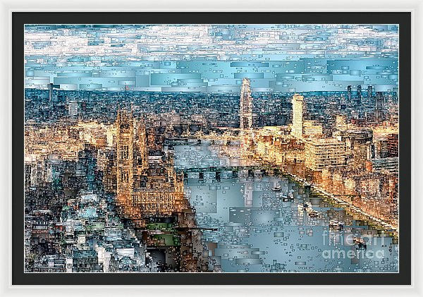 Framed Print - River Thames In London, England