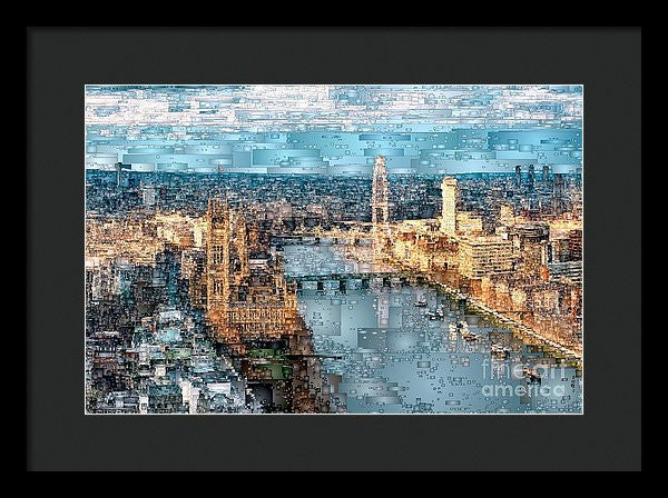 Framed Print - River Thames In London, England