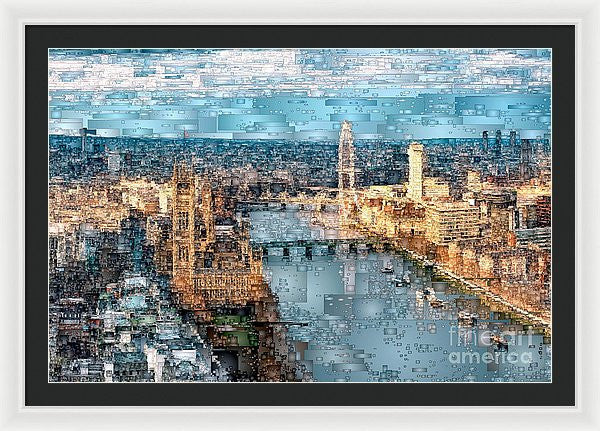 Framed Print - River Thames In London, England