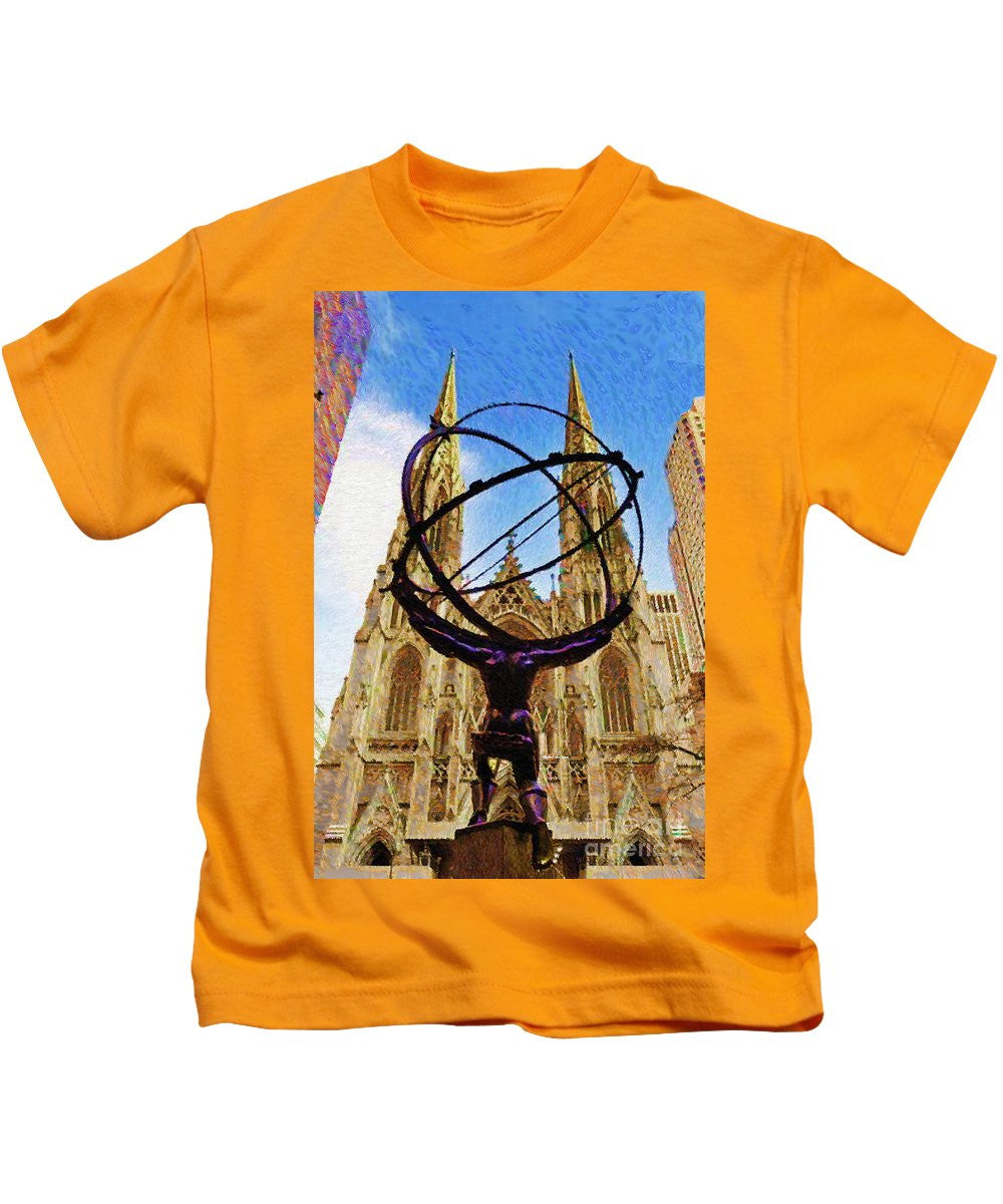 Kids T-Shirt - Rockefeller Center In New York City