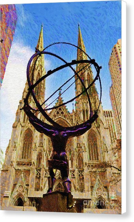 Canvas Print - Rockefeller Center In New York City