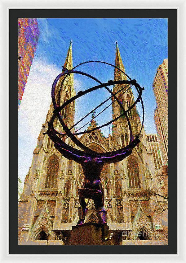 Framed Print - Rockefeller Center In New York City