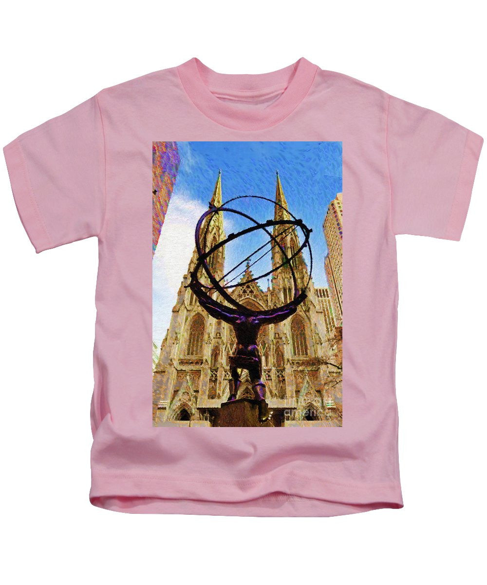 Kids T-Shirt - Rockefeller Center In New York City