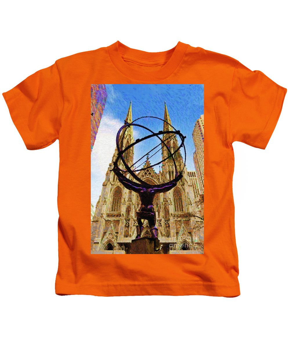 Kids T-Shirt - Rockefeller Center In New York City