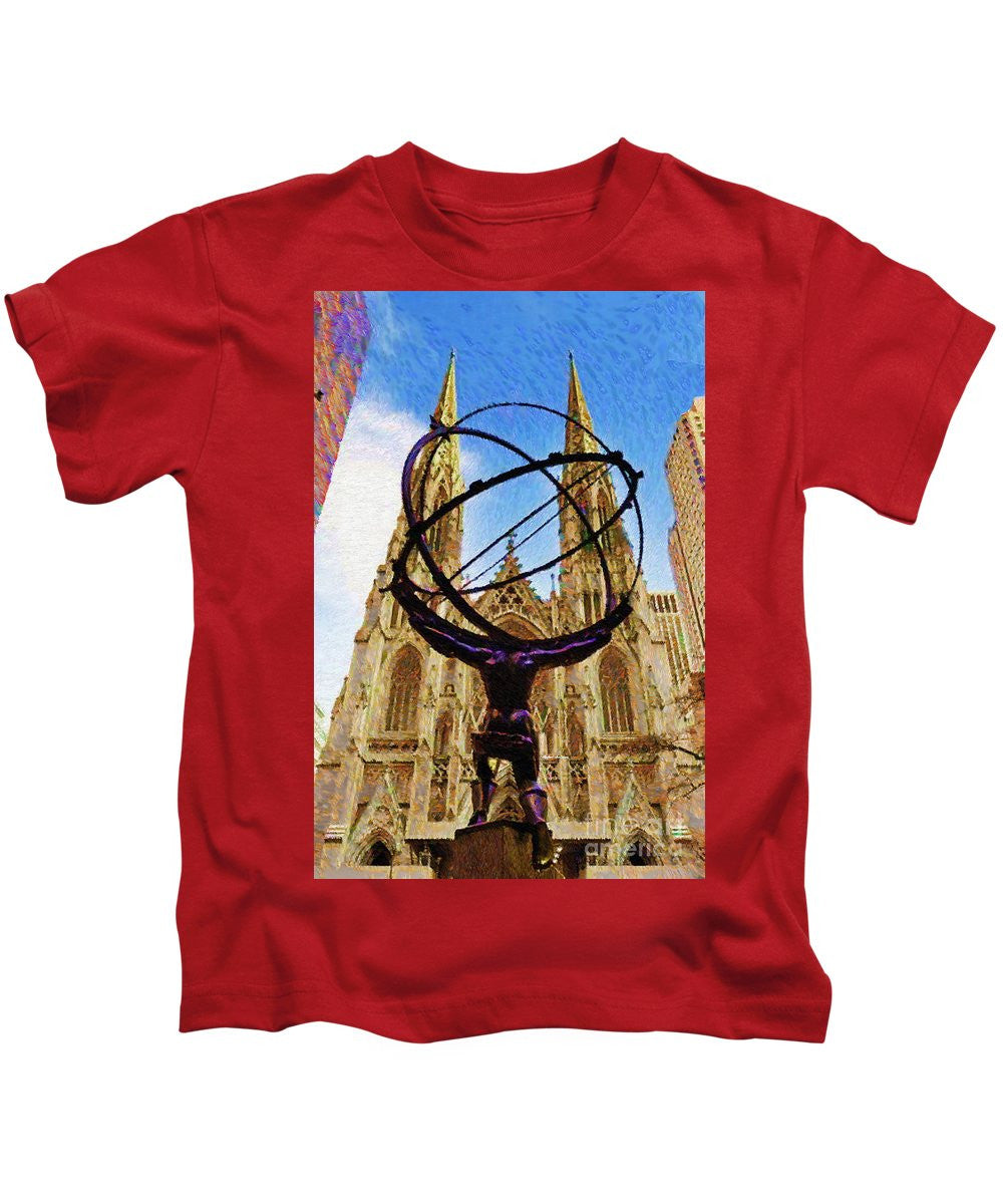 Kids T-Shirt - Rockefeller Center In New York City