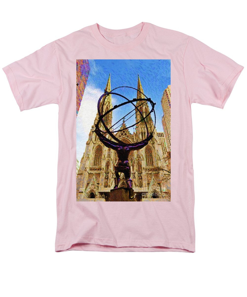 Men's T-Shirt  (Regular Fit) - Rockefeller Center In New York City