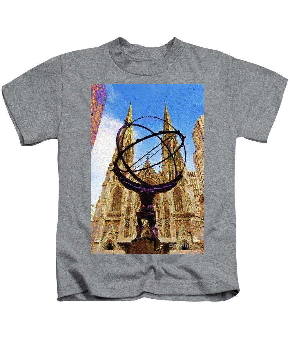 Kids T-Shirt - Rockefeller Center In New York City