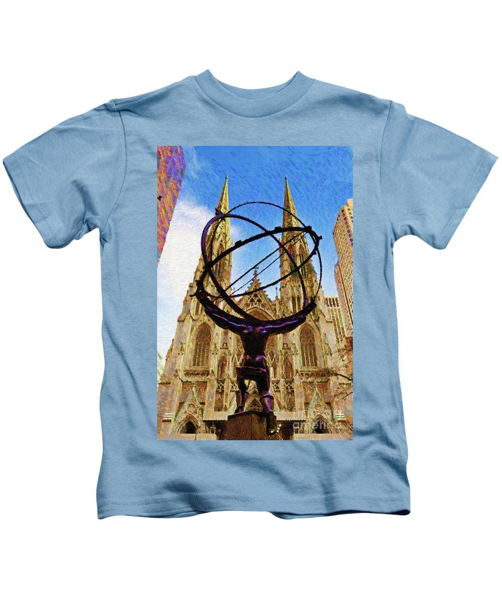 Kids T-Shirt - Rockefeller Center In New York City