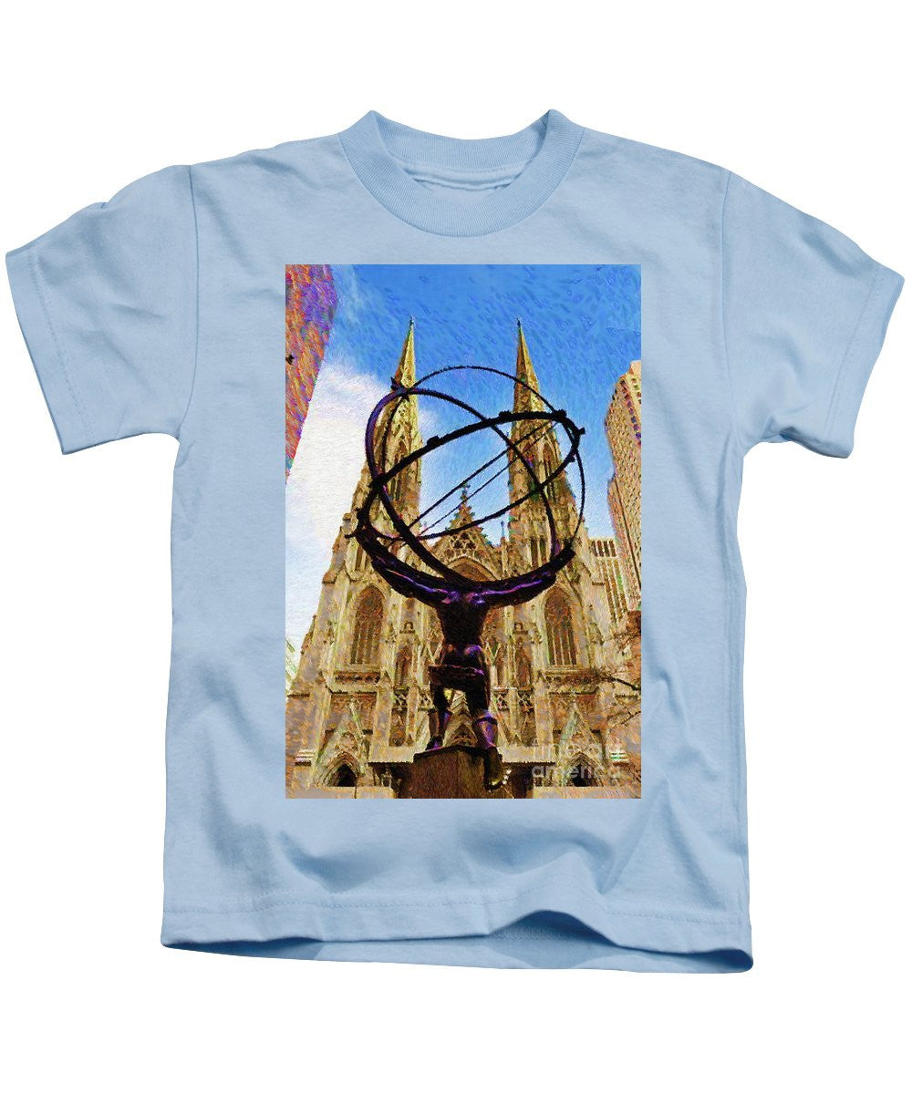 Kids T-Shirt - Rockefeller Center In New York City