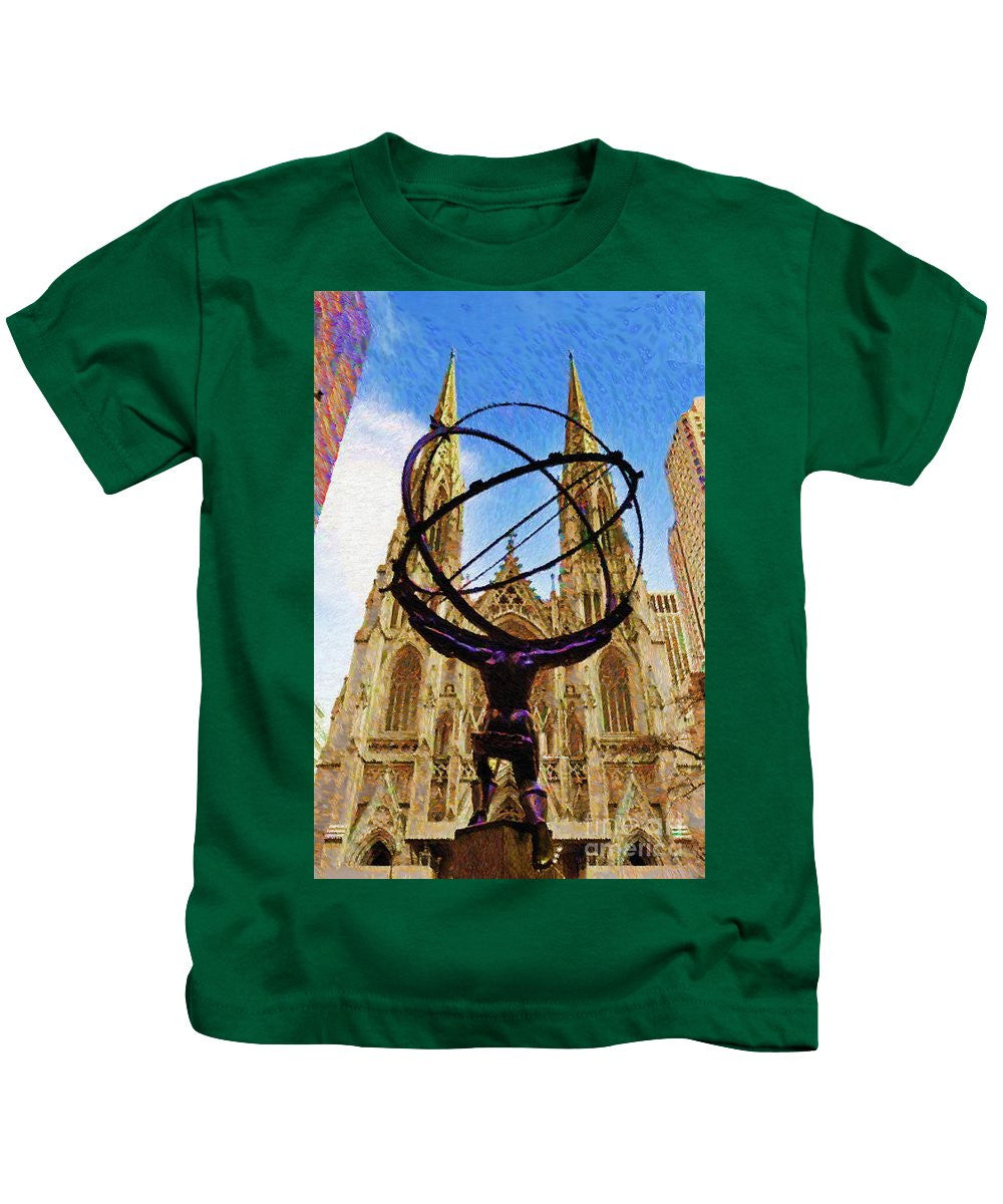 Kids T-Shirt - Rockefeller Center In New York City