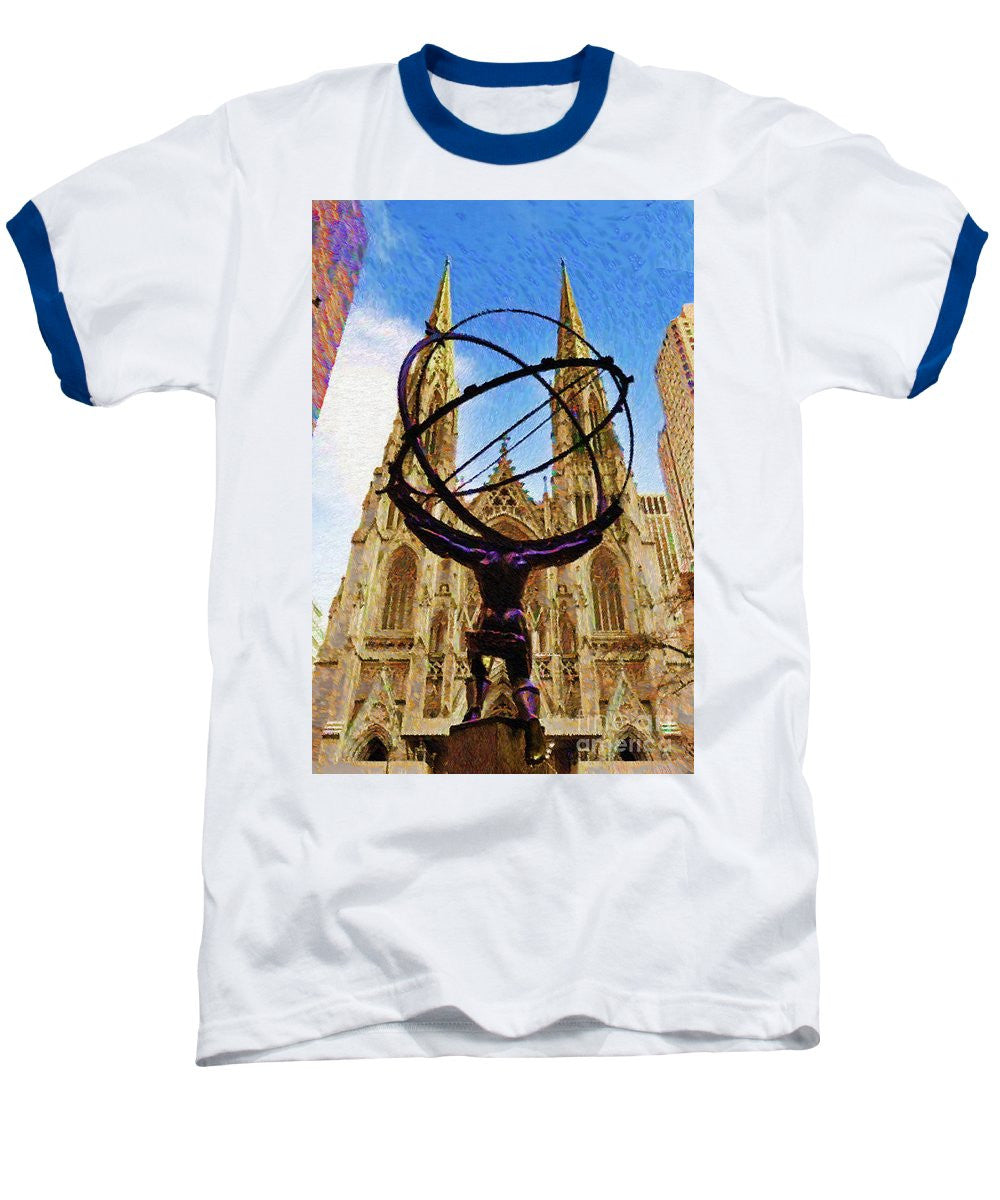 Baseball T-Shirt - Rockefeller Center In New York City