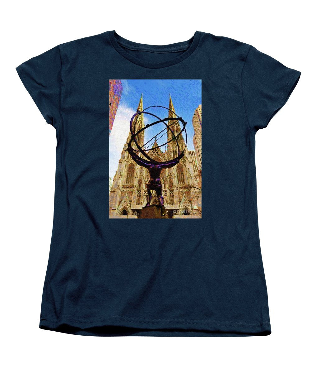 Women's T-Shirt (Standard Cut) - Rockefeller Center In New York City