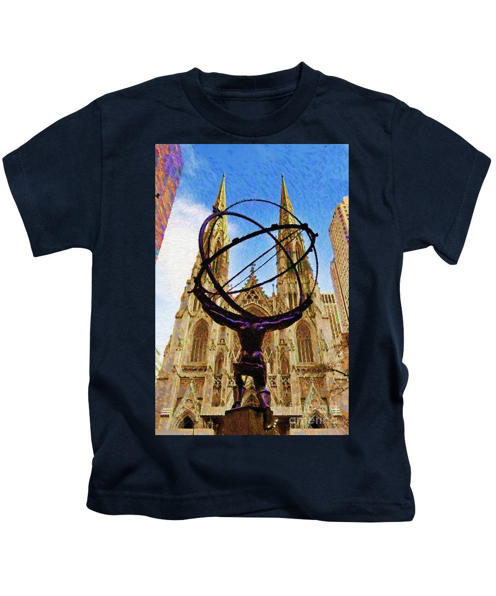 Kids T-Shirt - Rockefeller Center In New York City