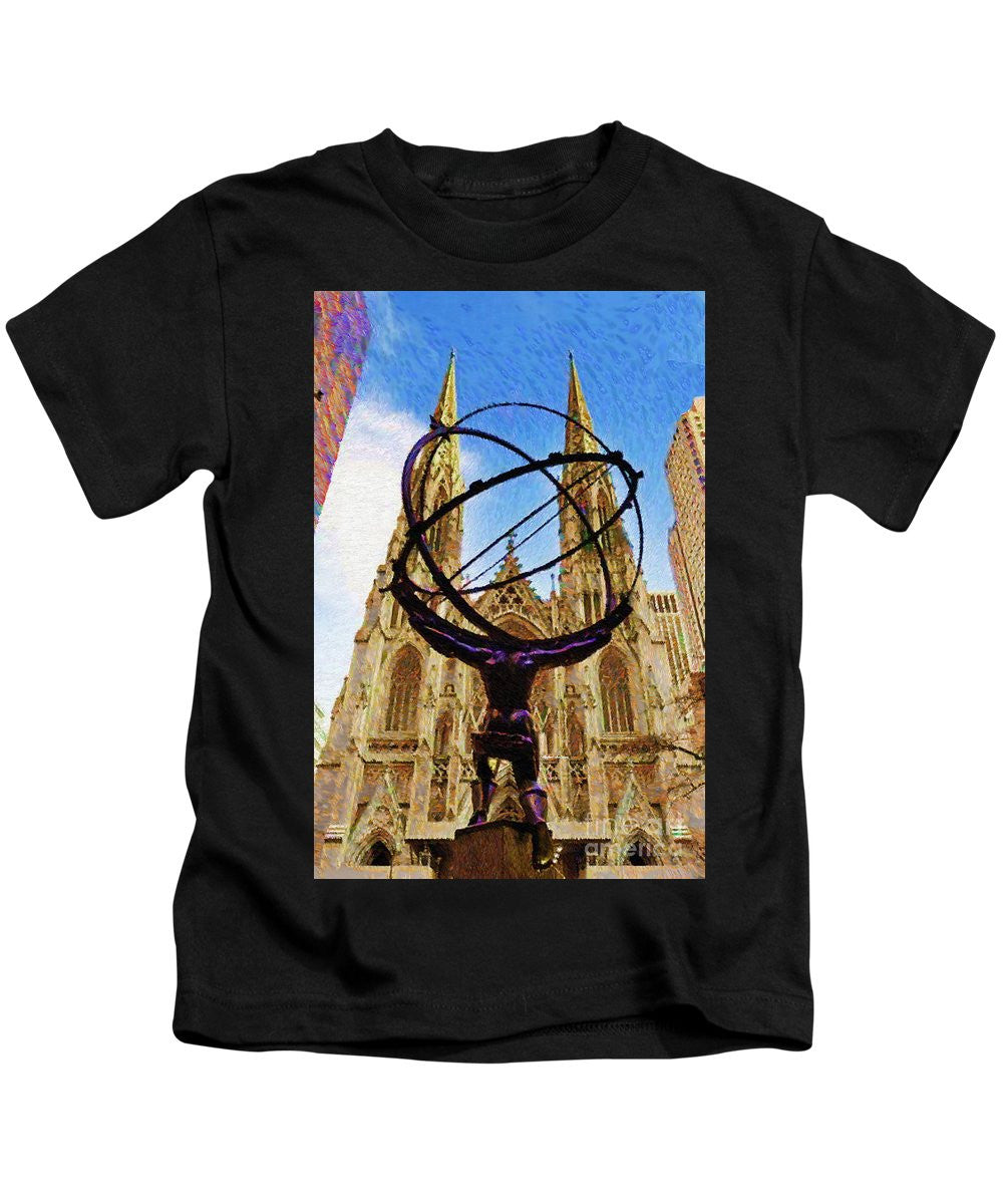 Kids T-Shirt - Rockefeller Center In New York City