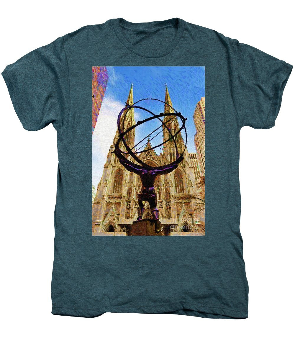 Men's Premium T-Shirt - Rockefeller Center In New York City