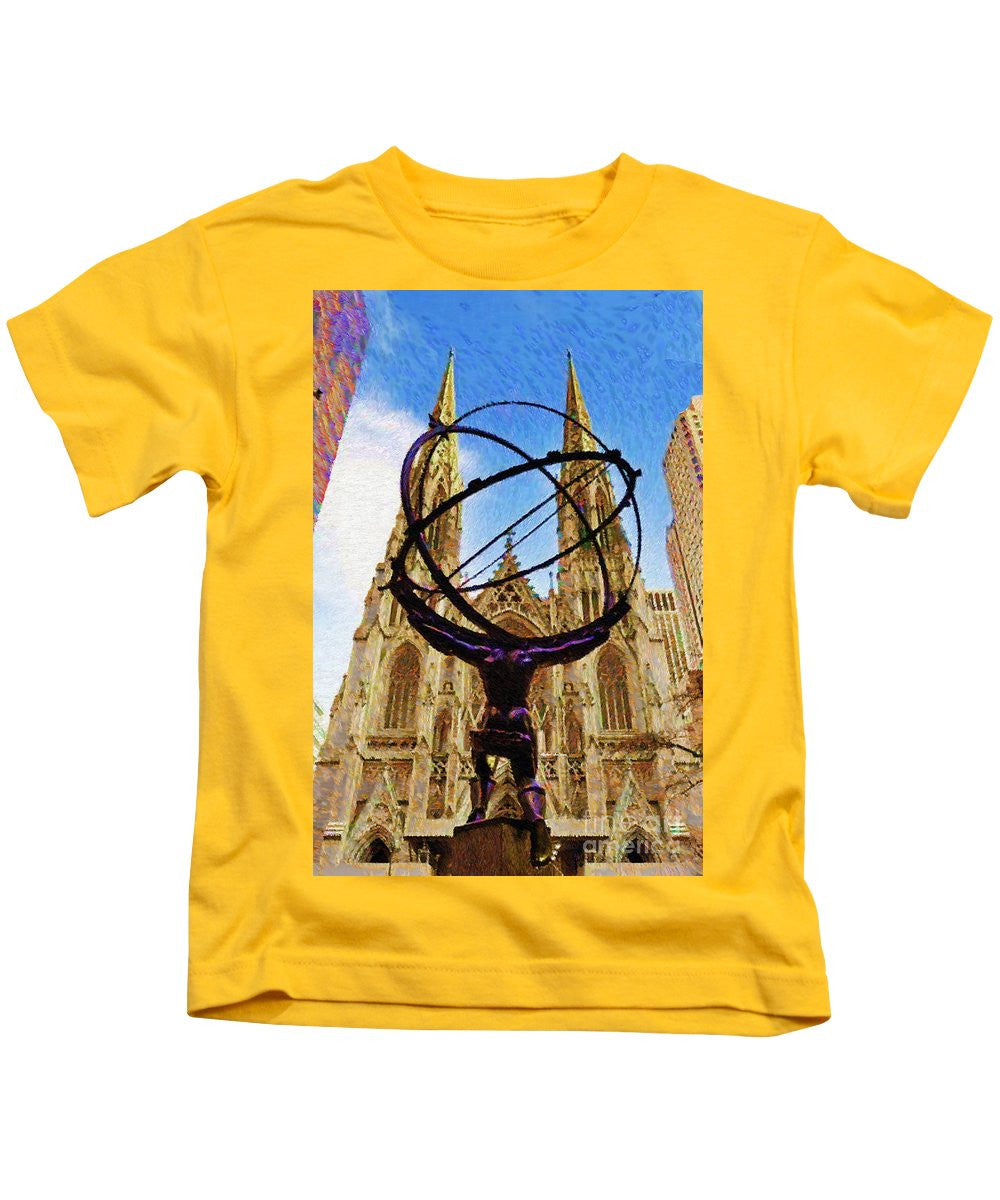 Kids T-Shirt - Rockefeller Center In New York City