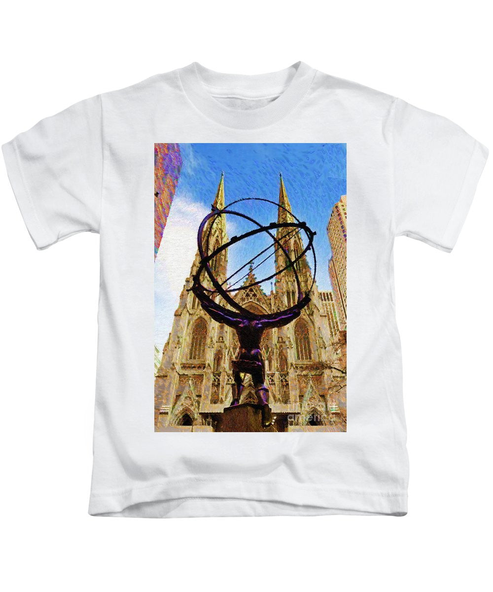 Kids T-Shirt - Rockefeller Center In New York City