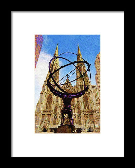 Framed Print - Rockefeller Center In New York City