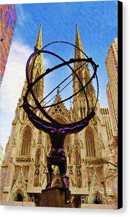 Canvas Print - Rockefeller Center In New York City