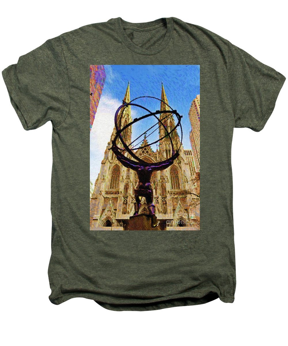 Men's Premium T-Shirt - Rockefeller Center In New York City