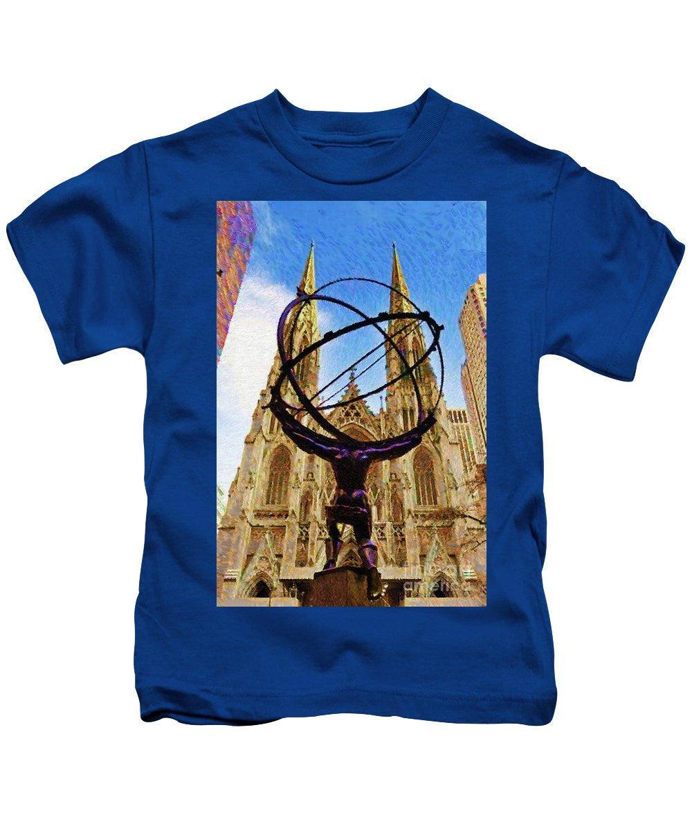 Kids T-Shirt - Rockefeller Center In New York City