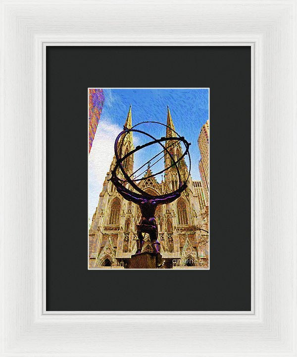 Framed Print - Rockefeller Center In New York City