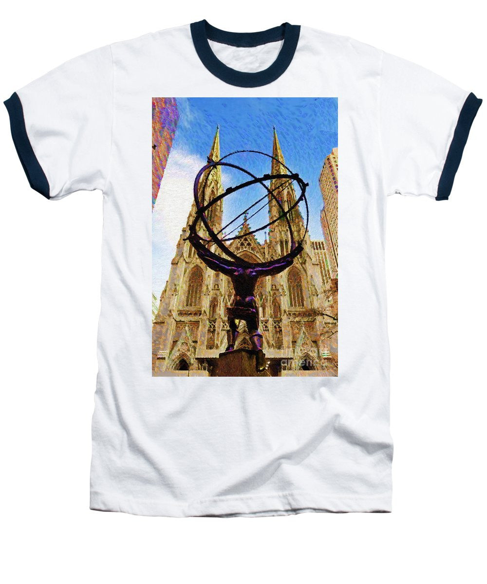 Baseball T-Shirt - Rockefeller Center In New York City