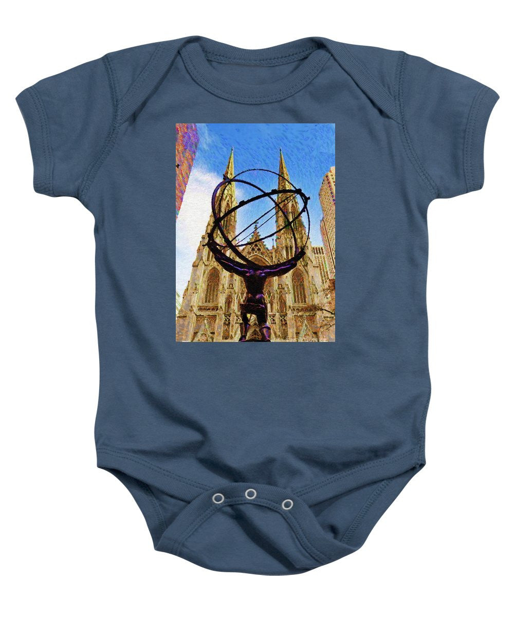 Baby Onesie - Rockefeller Center In New York City