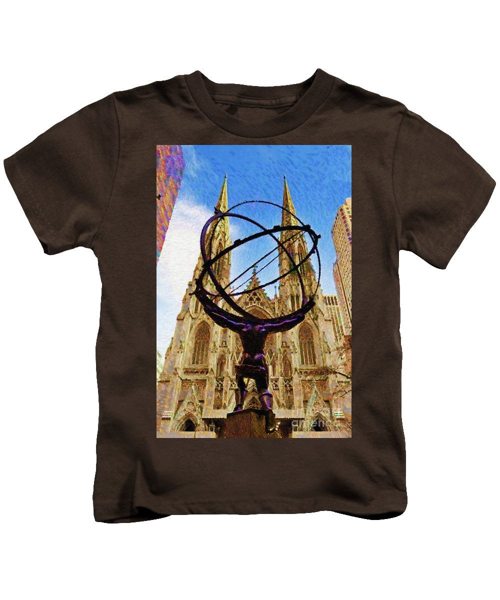 Kids T-Shirt - Rockefeller Center In New York City