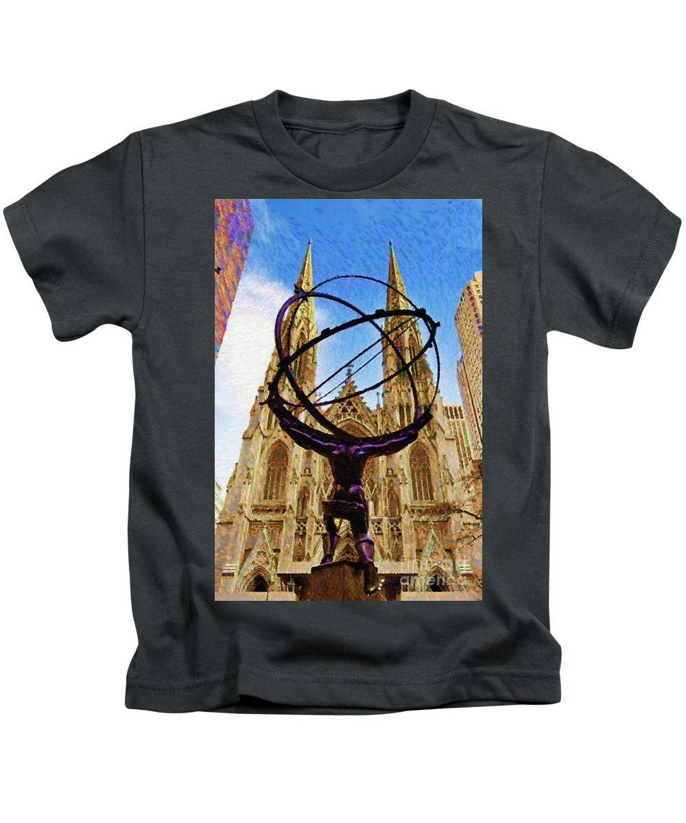 Kids T-Shirt - Rockefeller Center In New York City